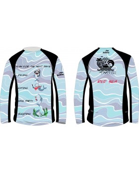 Мъжка термална блуза blue funny sharks Мъжка термална блуза blue funny sharks
