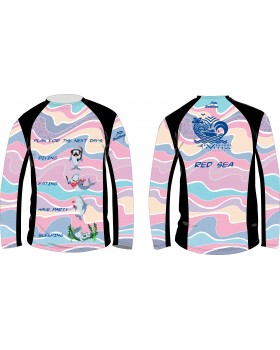 Дамска термална блуза pink funny sharks Дамска термална блуза pink funny sharks