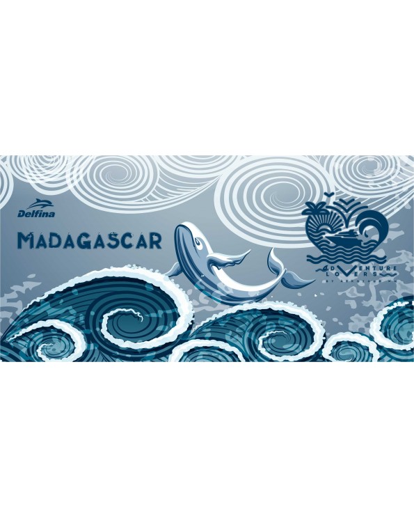 Кърпа Мадагаскар whale